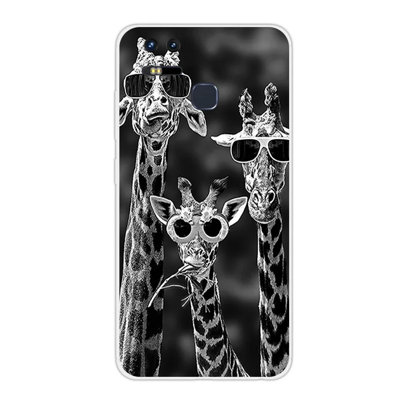 Чехол для Asus Zenfone 3 Zoom ZE553KL силиконовый чехол с изображением жирафа Для ZenFone