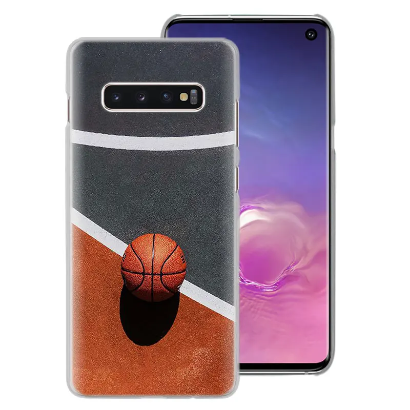 Пространство баскетбольный Бросок в Кольцо телефон чехлы для samsung Galaxy S10e S10 S8 S9 плюс M10 M20 M30 A50 S6 S7 края Жесткий Чехол