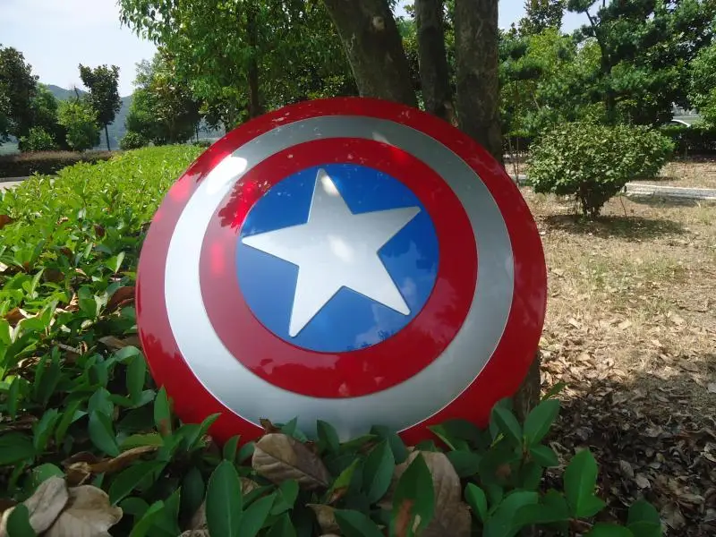 

New Captain America Shield The Avengers Captain America Cosplay Costume Weapon Amor Props Civil War Steve Rogers Cosplay Shield