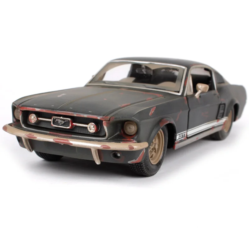 Maisto 1:24 1967 Mustang GT-грязь версия автомобиля литья под давлением 195*75*55 Металл игрушечных автомобилей модель старая автомобилестроение сбора