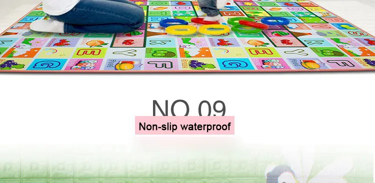 Baby Play Mat for Kids 200cm X180cm X0.5Cm Developing Mat Puzzle Baby Activity Mat Child Carpet Crawling Foam Play Mats for Kids (12)