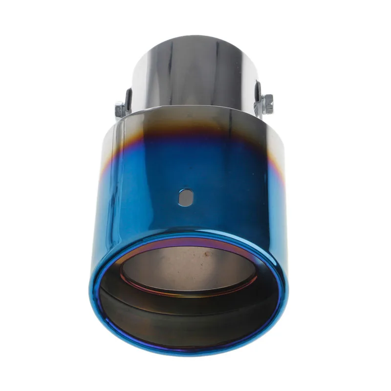 

New Arrive Universal Stainless Steel Car Rear Round Exhaust Pipe Tail Throat Muffler Tip