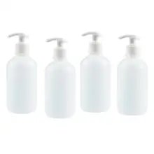 4 шт лосьон пустые бутылки пополняемая пластиковая бутыль жидкий шампунь эмульсия мыло контейнер для путешествий бутылки