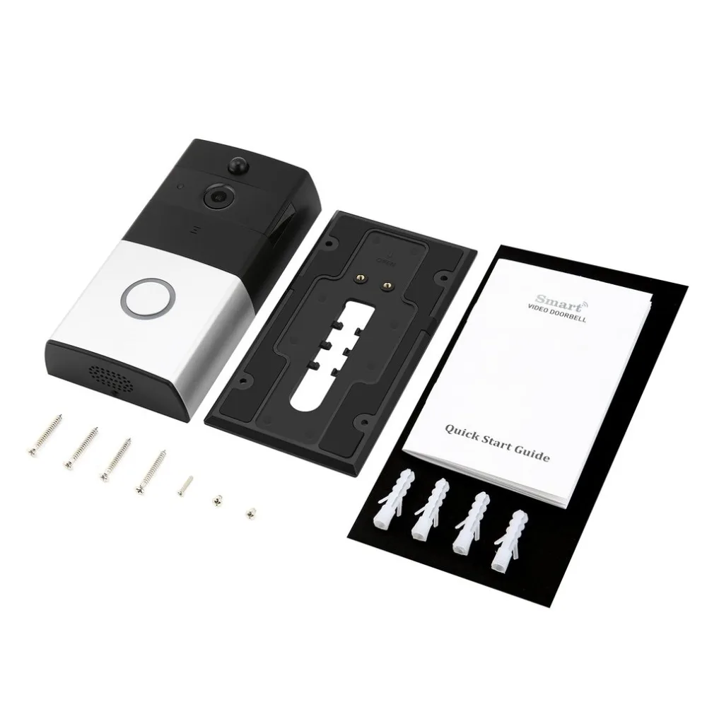 

Wireless Video Doorbell WIFI Remote Intercom Detection Electronic HD Visible Monitor Night Vision Intelligent Doorbell