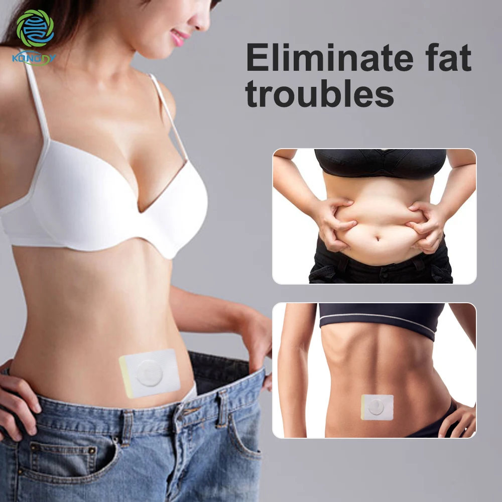

KONGDY 10 Pieces Efficient Slimming Navel Stick 7x9CM Natural Herbal Ingredients Slim Weight Loss Patch Burning Fat Sticker