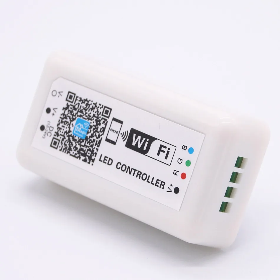 

DC 12V 24V LED WIFI RGB Controller For SMD 5050 2835 RGB LED Strip Light Application to IOS and Android Mobile RV