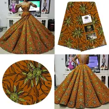 Настоящий HOLLANTEX воск гарантировано натуральный воск 6 ярдов/лот Высокое качество африканская ткань принт для шитья платье H180611