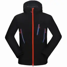 Для мужчин Softshell Пеший Туризм куртки кемпинг Пеший Туризм Велоспорт Открытый осень-зима спортивные пальто Водонепроницаемый ветрозащитный мужской пиджак S-2XL