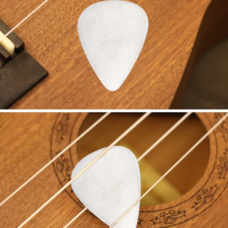 Guitar Picks Accessories 10pcs/Lot 0.3mm Stainless Steel Metal Electric