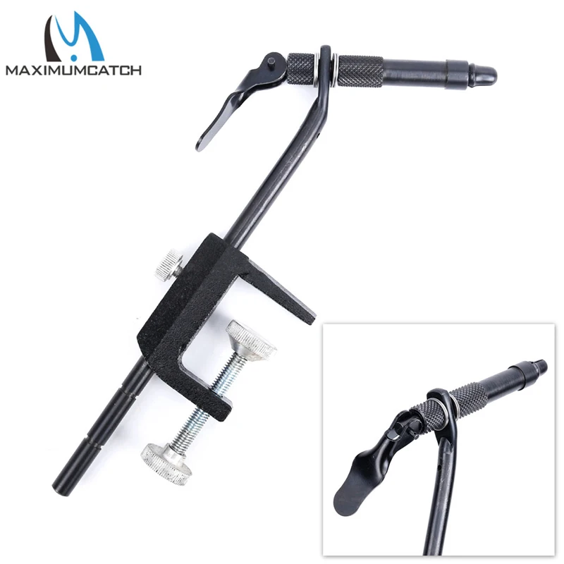 

New Iron Rotary Fly Tying Vice with Heavy Duty Base Fly Hook Tool Fly Fishing Tackle Accesories