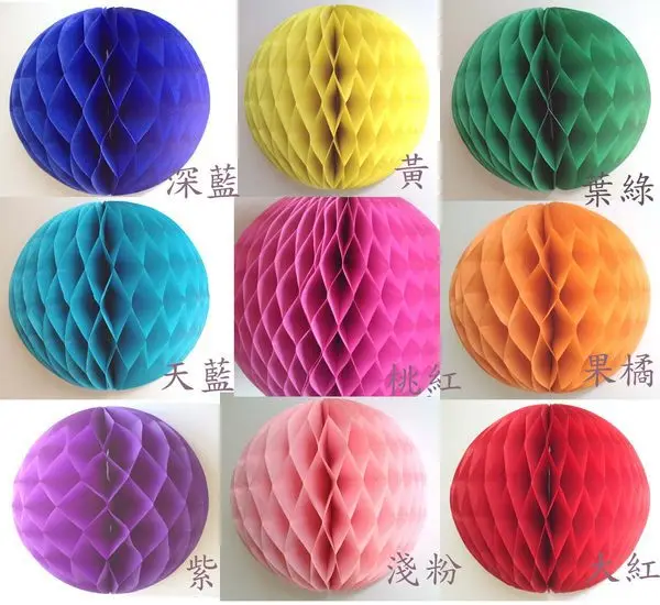 50 Pcs Lot 16 40 Cm Bola Bunga Kertas Kerajinan Kertas Sarang