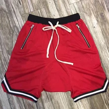 Высокое качество молния Гарем шорты летние сетчатые шорты на шнурке мужские/женские модные хип-хоп одежда