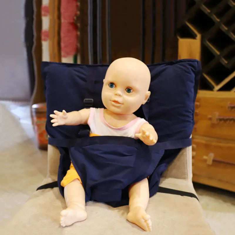 Путешествия складной детский, обеденный стул стульчик для кормления портативный младенческой ремень безопасности моющиеся детские