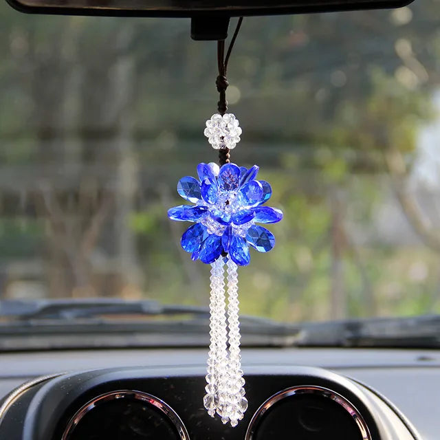 Buy 12 Styles Crystal Glass Hanging Crafts Car