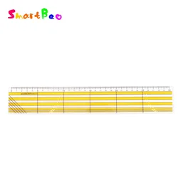 Règle Patchwork avec lignes, 30cm x 5cm, 2 pièces/lot, pour Quilting, KPR5151 