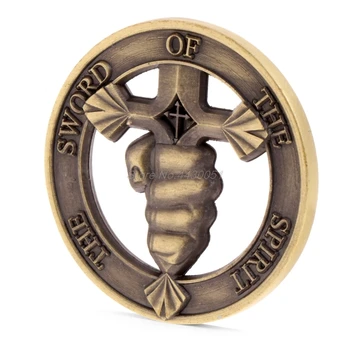 

Sword Of The Spirit Commemorative Challenge Coin Collection Souvenir Token Gift