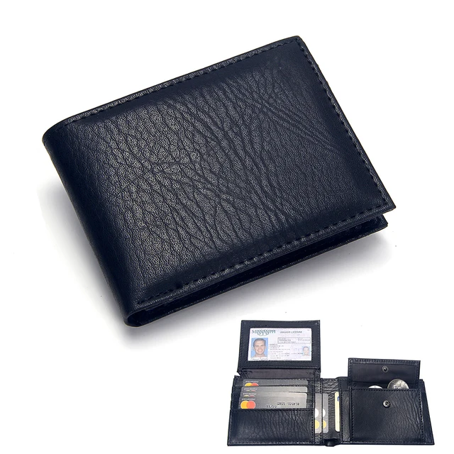 Wallets Leather Soli…