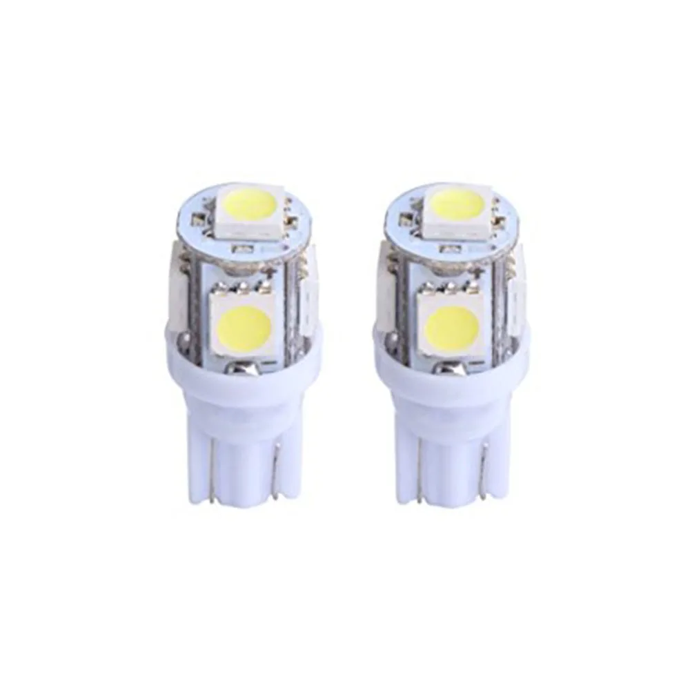 YSY 100 шт T10 светодиодный 5SMD 5050 W5W 194 внутренняя Лицензия Пластина светлый купол
