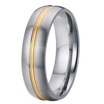 

2015 fashion health pure titanium steel mens jewelry wedding band promise anniversary rings for men and women anel