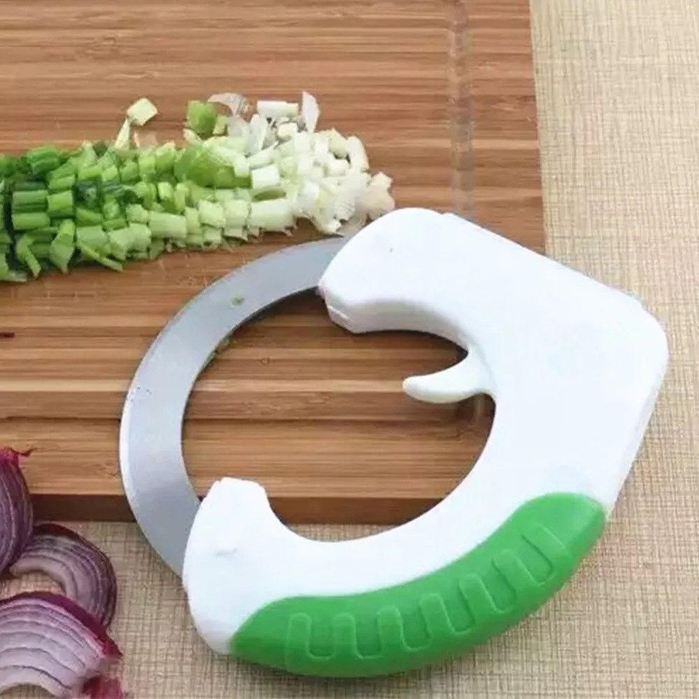Травы rolling Ножи нержавеющей Мясорубка травяной скаллион Слайсеры круговой Кухня