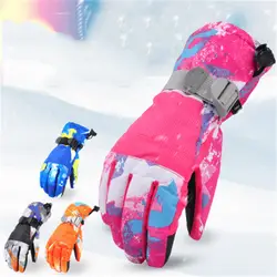 XC-30 градусов Водонепроницаемый Сенсорный экран лыжные перчатки ветрозащитный Термальность Лыжный спорт перчатки для сноуборда Велоспорт