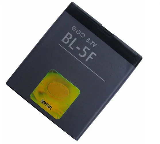 Лучший 2 шт./лот BL-5F/BL5F Батарея Для Nokia X5-00 X5-01C5-01 E62 E65 N93i N95 N96 N98 N99 6210 6260 S 6710 6290 и т. д. |