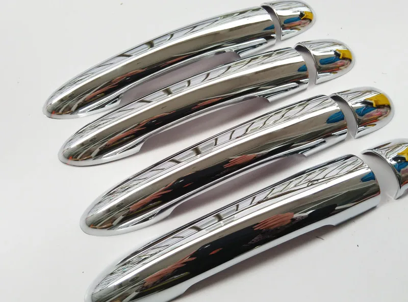 para Renault Megane ii 2 Mk2 2002 2003 2004 2005 2006 2007 2008 Abs Chrome Maçaneta Capa Guarnição 9 2003 2004 2005 2006 2007 2008 ABS