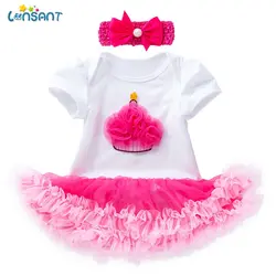 LONSANT/платье для маленьких девочек, платье-пачка принцессы для девочек, нарядная одежда для новорожденных, одежда для дня рождения, нарядное