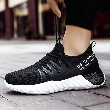 

2019 New Outdoor for Adult Men Running Shoes Jogging Walking Sport Shoes High-quality Lightweight Breathable Mesh Man Sneakers