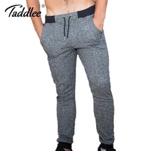 Брендовые леггинсы Taddlee, длинные штаны, милые штаны для бега, мужские брюки до щиколотки, обтягивающие штаны, активный хлопок