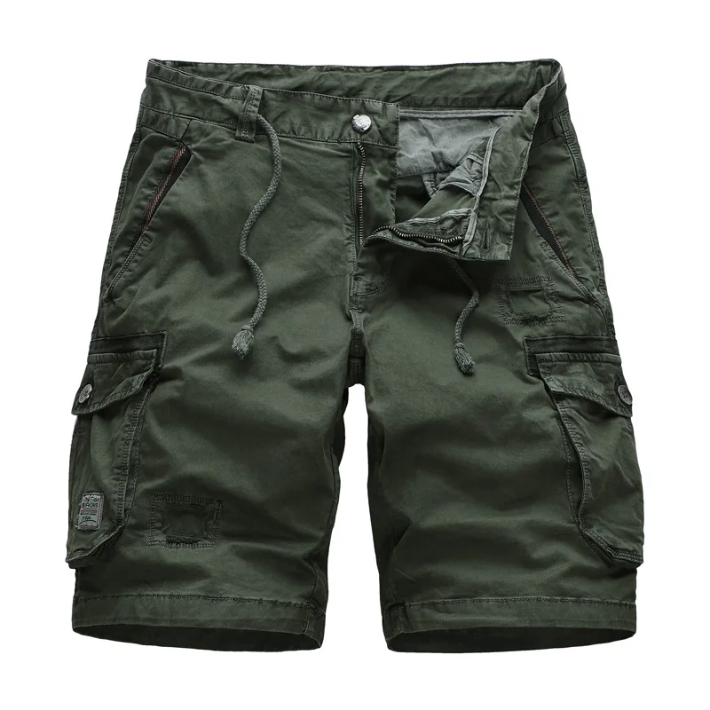 Cotton Mens Cargo Shorts Fashion Male Outdoor Shorts Multi-Pocket Casual Camo Outdoors Tolling Homme Short Pants