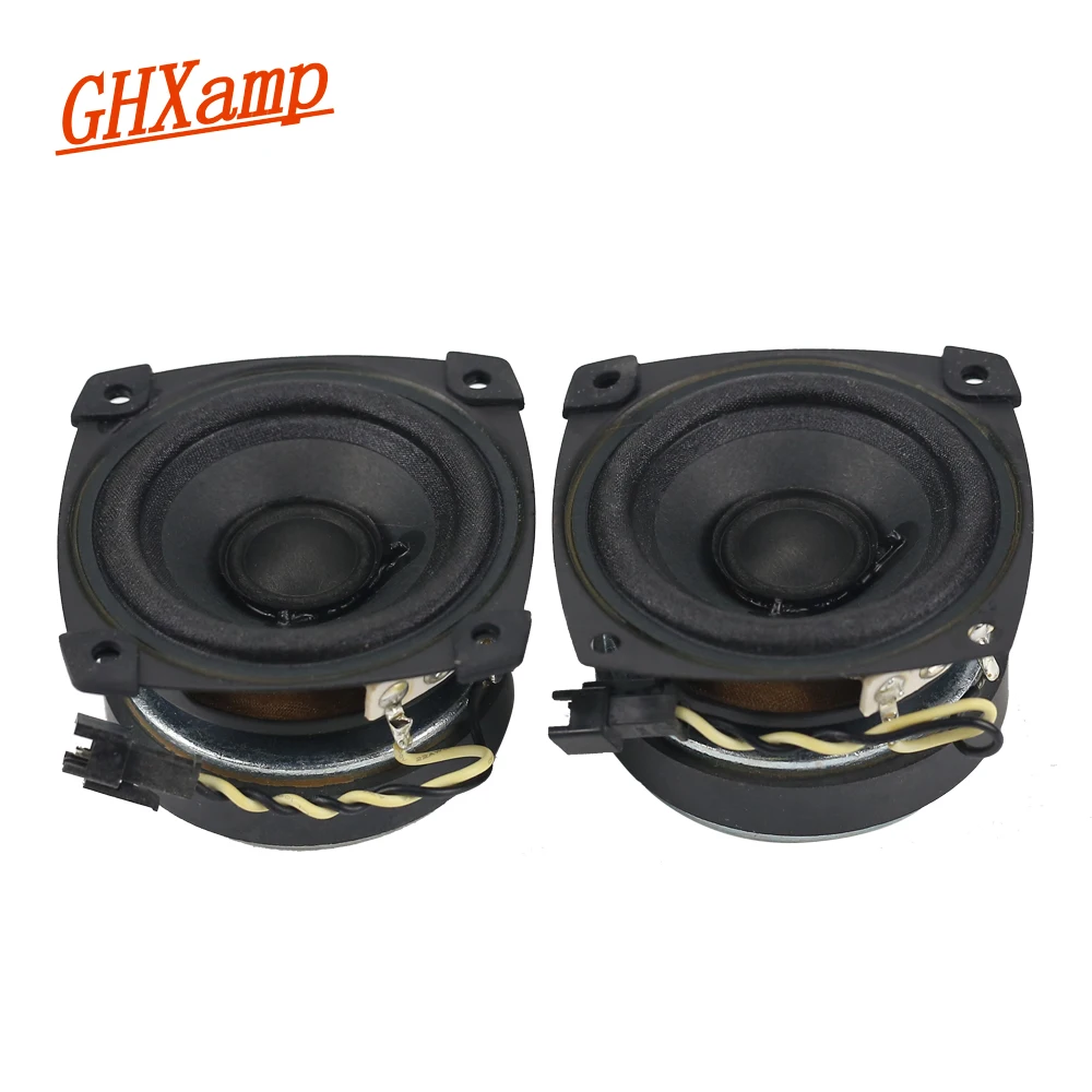 

GHXAMP 2.5 inch 4OHM 10W Full Range Speaker Oil Cloth HiFi Satellite LoudSpeakers Upgrade For DIY Making Maze Speaker 1 Pairs