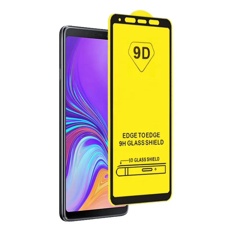 

2pcs Tempered Glass Film For Samsung Galaxy Note 8 9 S9 S8 Plus S7 Edge 9D Full Screen Protector For Samsung A6 A8 Plus 2018