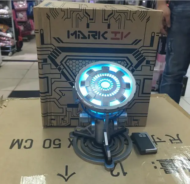 

Toys Legend 1:1 scale Iron Man MK6 Arc Reactor with LED Light Iron Man 3 PVC Action Figure Collectible Model Toy KT1750