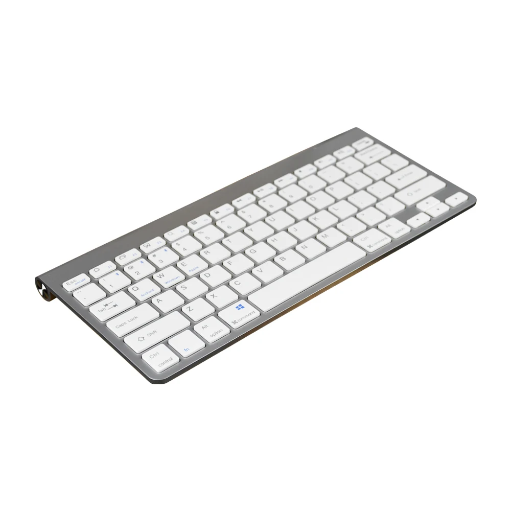 Zienstar ультра тонкая беспроводная Bluetooth клавиатура для Ipad, MACBOOK, ноутбука, компьютера ПК и планшета Android, английская раскладка США