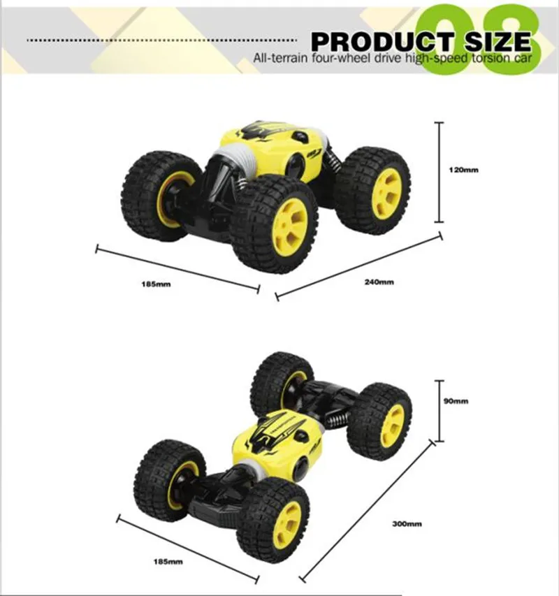Деформация трюк пульт дистанционного управления автомобиль премиум 4 WD привод высокоскоростной 360 градусов опрокидывающийся двухсторонний альпинистский Радиоуправляемый автомобиль детская игрушка