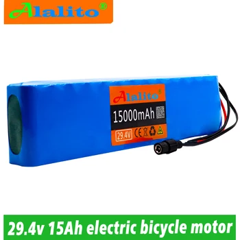 

Alalito 7S4P 29.4v 15Ah electric bicycle motor ebike scooter 24v li ion battery pack18650 lithium rechargeable batteries 15A BMS