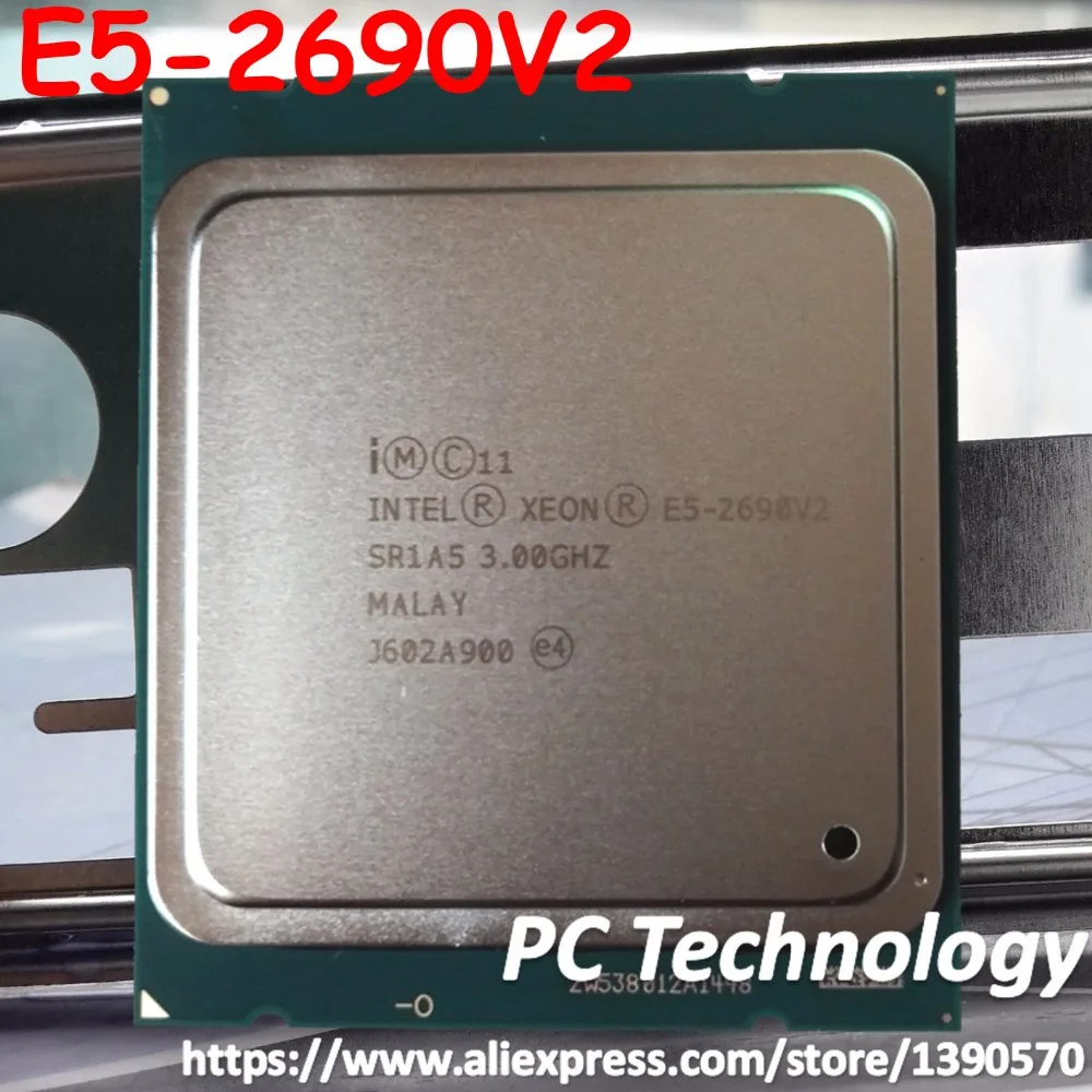 Оригинальный процессор Intel Xeon OEM версии E5-2690V2 CPU SR1A5 3 00 ГГц 10-core 25 Мб LGA2011 E5 2690V2 BEST 2690