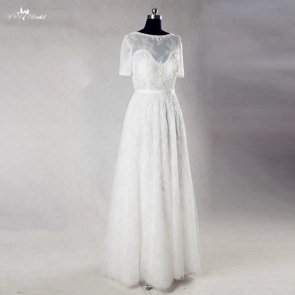 RSW980 beach wedding dress (2)