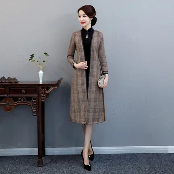 

Elegant Women Slim Thin Cheongsam Traditional Wedding Party Dress Mother Noble Qipao Set Classic Ladies Tang Suit Vestidos 4XL