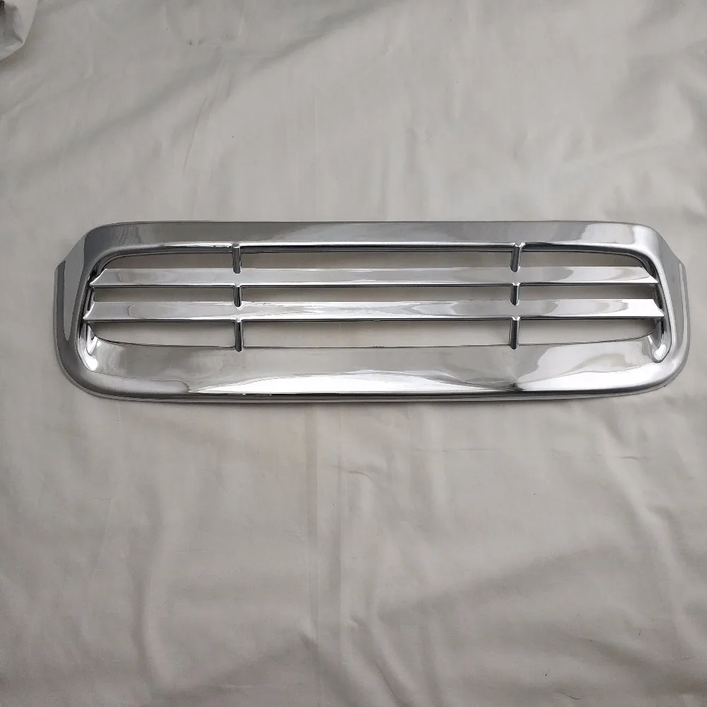 

2PCS Chrome Parts ABS Car Styling Hilux Accessories Small Hood Scoops Outlet Cover For Toyota Hilux 2012 2013 2014