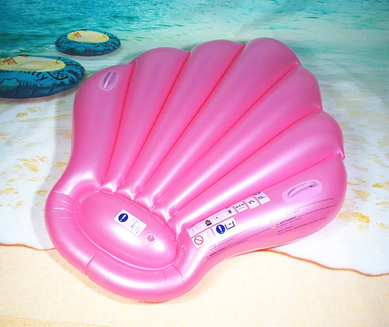 Sunnylife Adult swimming ring pool vison water park toys air pink shell floating accessories tube rafting toys (3)