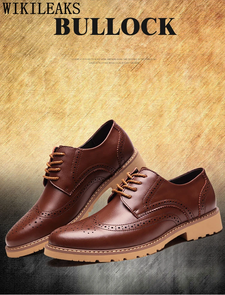 Мужские модельные туфли; Мужские броги из натуральной кожи; элегантная мужская обувь; итальянская мужская обувь; обувь известного бренда; sepatu pria herren schuhe