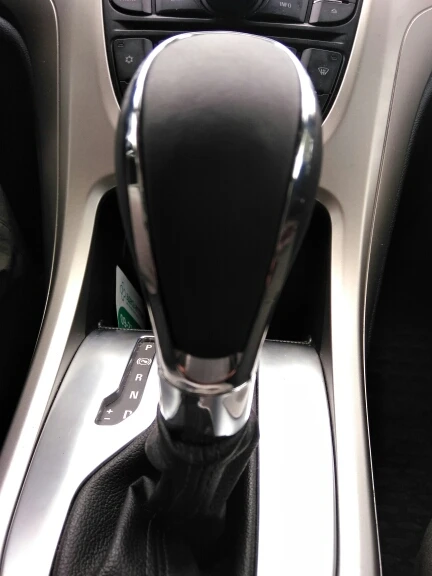 PU Leather Automatic Gear Shift Shifter Lever Stick Knob For Opel Vauxhall Buick Regal Insignia Holden Astra 2009-2015