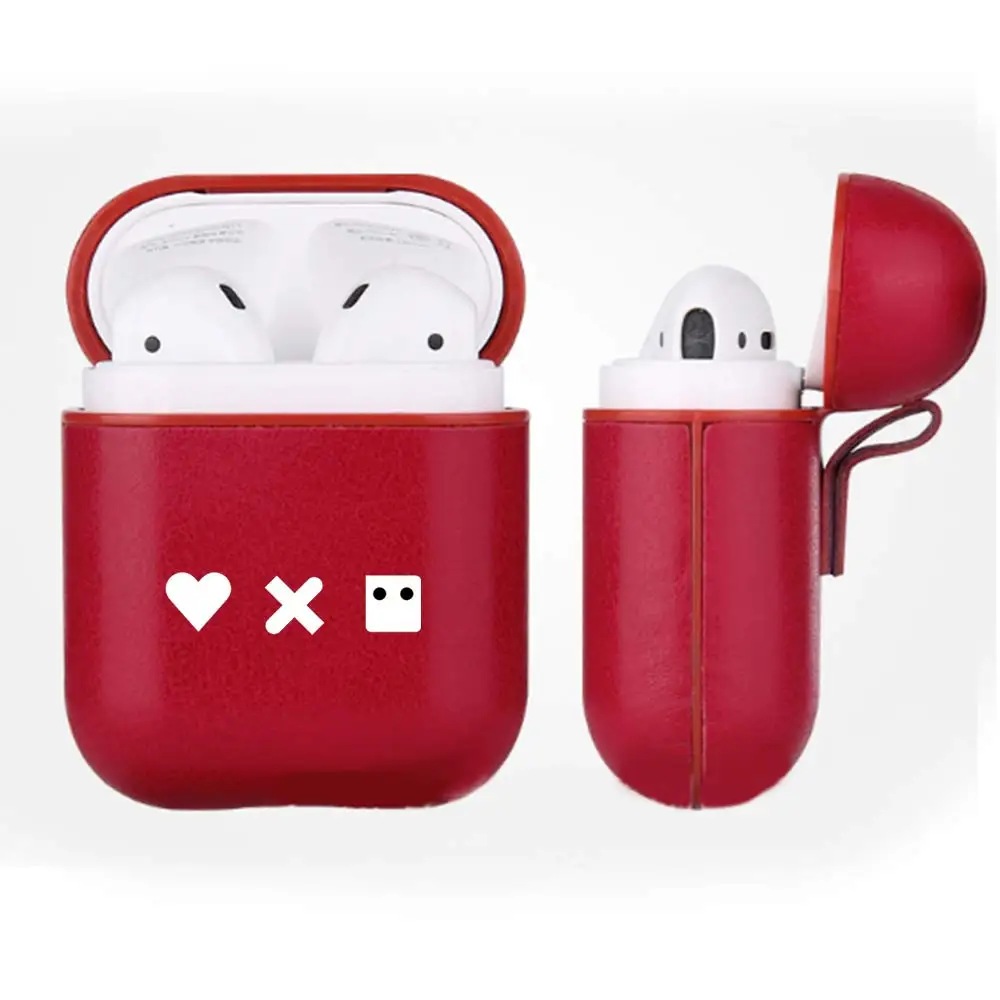 

Love, Death & Robots Anime PU Leather Airpods Case Bluetooth Wireless Headset Protective Cover for Apple AirPods Earphone Cases