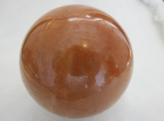 

A 411natural red jade quartz crystal ball (0601)