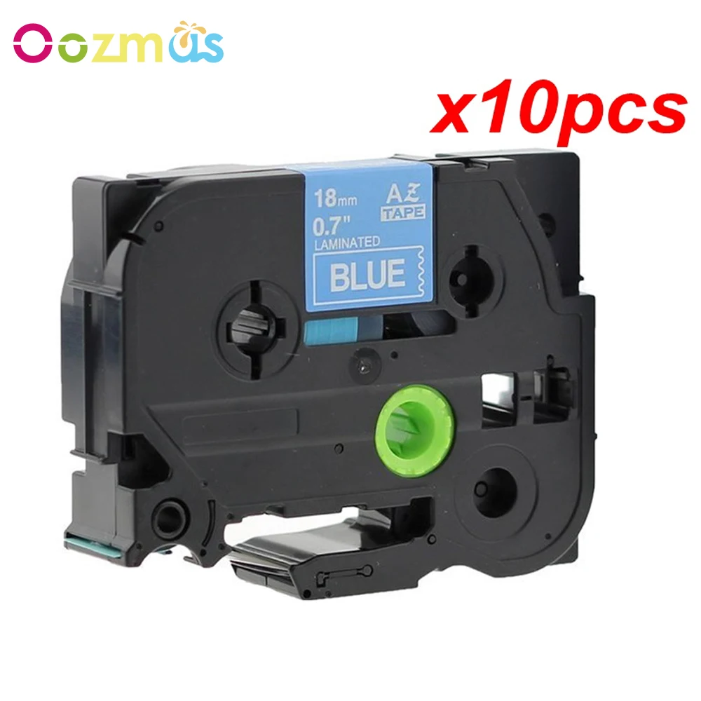 Oozmas 10 шт./лот TZe 545 лента для этикеток совместимая с Brother P-touch tape 18 мм стандартная