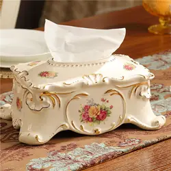 Украшение гостиной стиль домашнего интерьера специальные керамические Поле Бумажных Полотенец роскошный Американский коробка