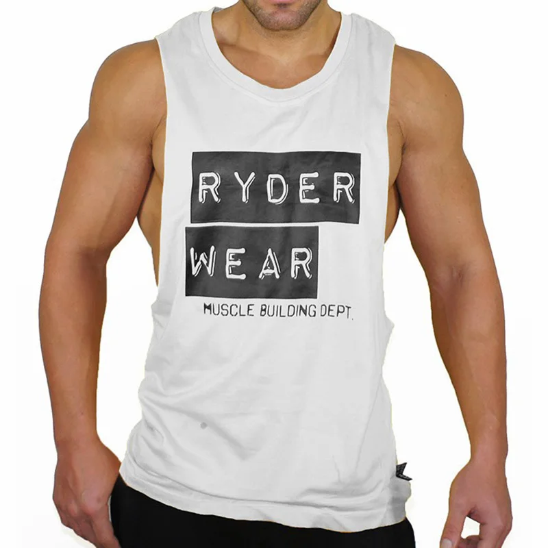 Новые Брендовые мужские без рукавов; сезон лето; мужские майки Костюмы Бодибилдинг майка Повседневное Фитнес tanktops футболки CYW17