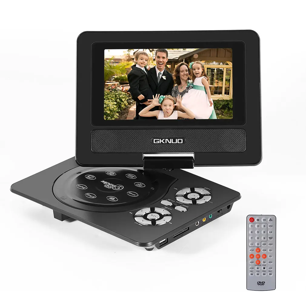 

7 9 10.1 inch Portable DVD Player with LCD Screen Fully Compatible with MPEG4/DIVX /MP3 /DVD /VCD /CD Connection to TV
